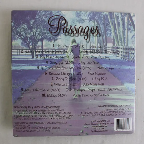 Susie McEntire:  Passages CD 2010 Signed by Artist