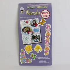 Paper Pizazz Watercolor Punch-outs Paper Shapes, 74 Sheets, #HOTP 3320 , New