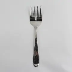 Gourmet Settings Rare HTF Unknown Pattern 18/8 Stainless Serving Fork 9" 