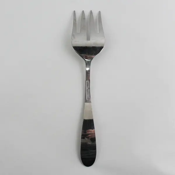 Gourmet Settings Rare HTF Unknown Pattern 18/8 Stainless Serving Fork 9" 