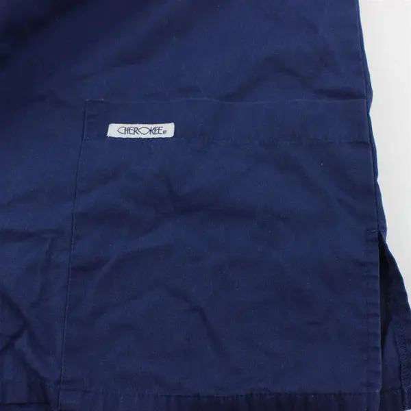 Cherokee Navy Blue Scrub Top Women's Size Large