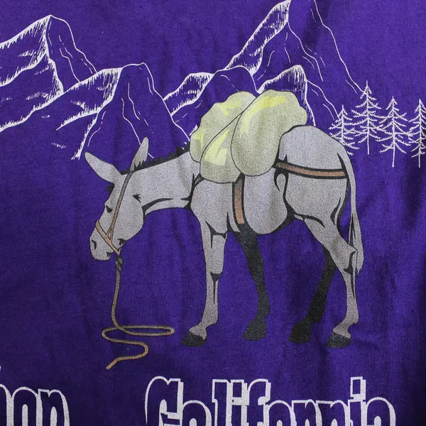Mule Days Bishop California Purple T-Shirt Adult 2XL