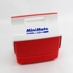 Vintage Igloo Mini Mate Cooler Lunchbox Red And White