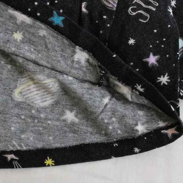 Secret Treasures Space Print Pajama Top Women's 2X 18W-20W