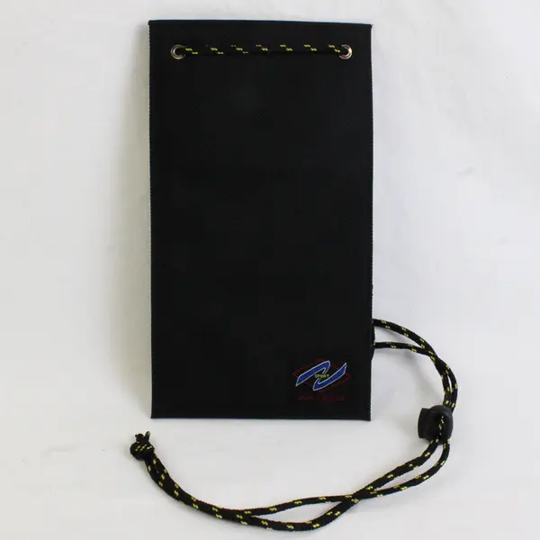 Z Sport Black Nylon Neck Passport/ID/Boarding Pass Holder, New 