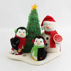 2006 Hallmark Very Merry Trio Rockin Around The Christmas Tree Plush Light Sings