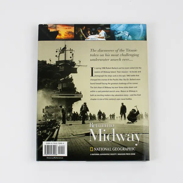 Return to Midway by Robert D Ballard & Rick Archbold 1999 Hardcover Dust Jacket
