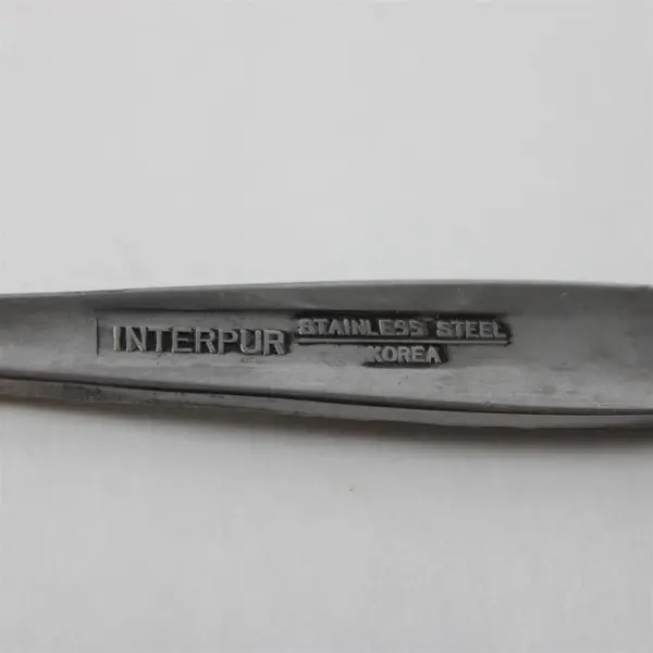 Set of 5 Interpur INR3 Stainless Steel Sugar Spoons 6" 