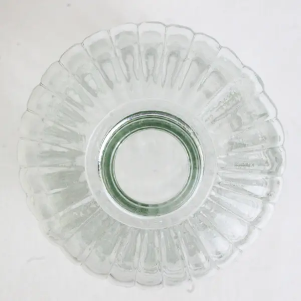 Clear Fancy Glass Soap Dispenser with Metal, 8.8" Tall