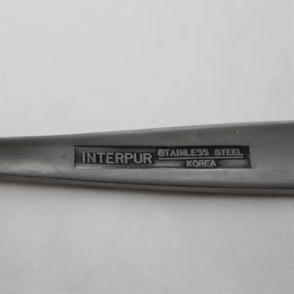 Set of 4 Interpur INR3 Stainless Place/Oval Soup Spoons