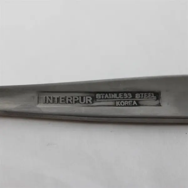 Set of 5 Interpur INR3 Stainless Place/Oval Soup Spoons