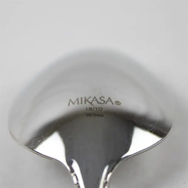 Set of 4 Mikasa Cameo Stainless Place/Oval Soup Spoons