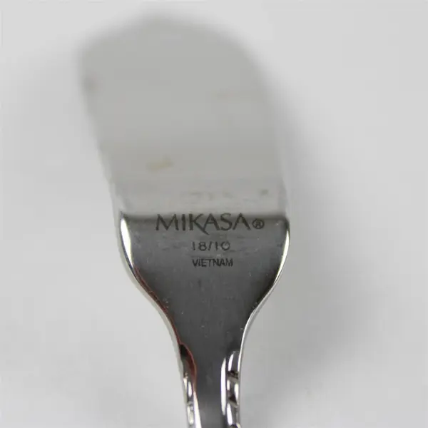 Lot of 3 Mikasa Cameo Stainless Serving Fork Sugar Spoon & A Butter Knife