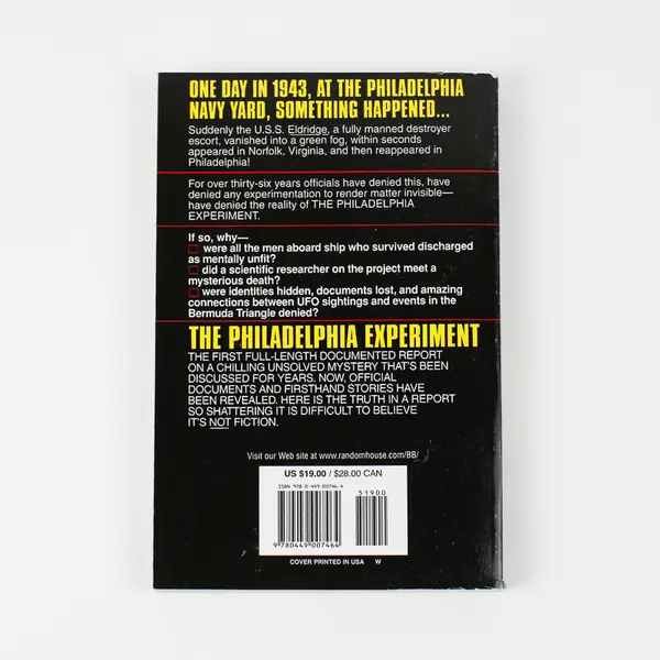 The Philadelphia Experiment Project Invisibility William L Moore 1979 Paperback