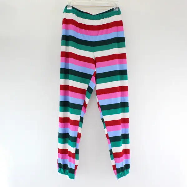 Multicolor Striped Pajama Pants Women's Size XL 16-18