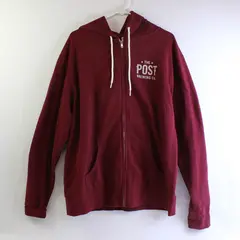 Independent Trading Co. The Post Brewing Co. Red Zip-Up Hoodie Men's XL