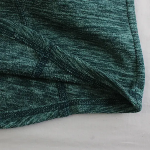 St. John's Bay Teal Long-Sleeved V-Neck Fleece Top Women's Size XXL