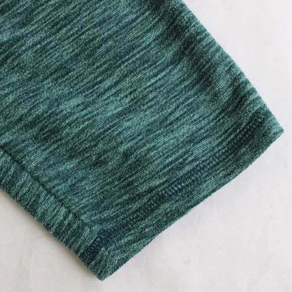 St. John's Bay Teal Long-Sleeved V-Neck Fleece Top Women's Size XXL