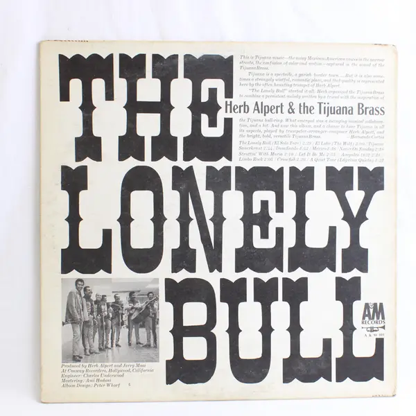 The Lonely Bull by Herb Alpert & The Tijuana Brass Vinyl Record A&M Records