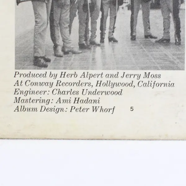 The Lonely Bull by Herb Alpert & The Tijuana Brass Vinyl Record A&M Records