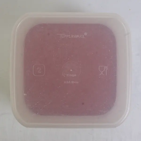 Tupperware Modular Mates 2.6 Liters Container 1620 Red Lid