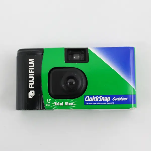 2 Fujifilm QuickSnap Outdoor 15 Exposure Trial Size Disposable Cameras 2002-03