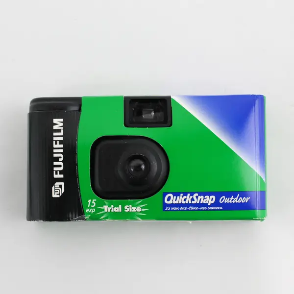 2 Fujifilm QuickSnap Outdoor 15 Exposure Trial Size Disposable Cameras 2002-03