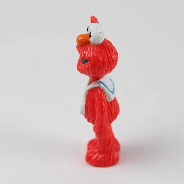 Vintage Sesame Street Elmo Plastic Figurine 3.5in Used Collectible