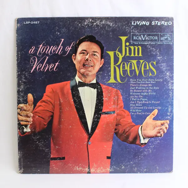 Jim Reeves A Touch of Velvet 12" Vinyl  Record