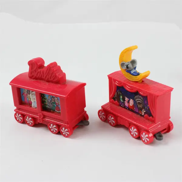 Mixed Lot of Train Cars & Figurines - Sing & Barbie