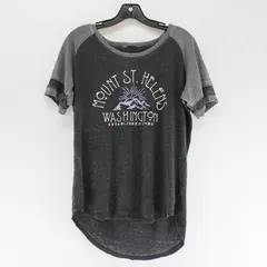 Mount St. Helens Gray Graphic T-Shirt Women's Size Medium