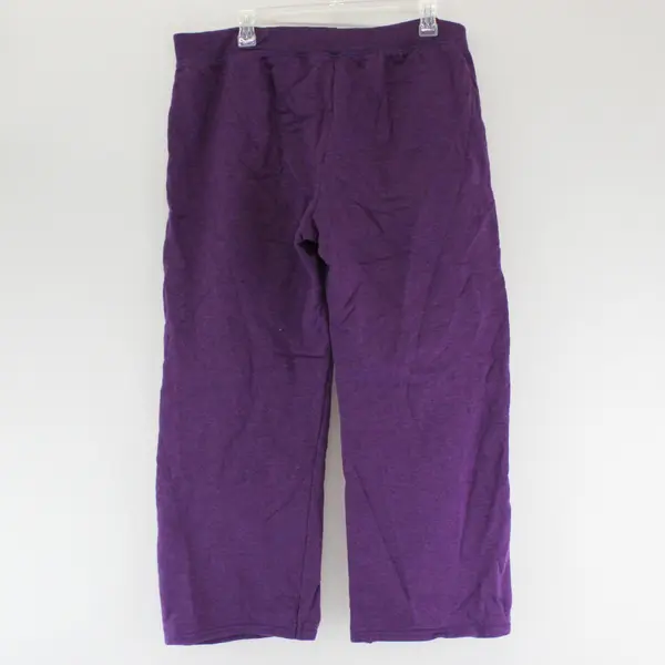 Hanes Purple Wide-Leg Sweatpants Women's Size XL