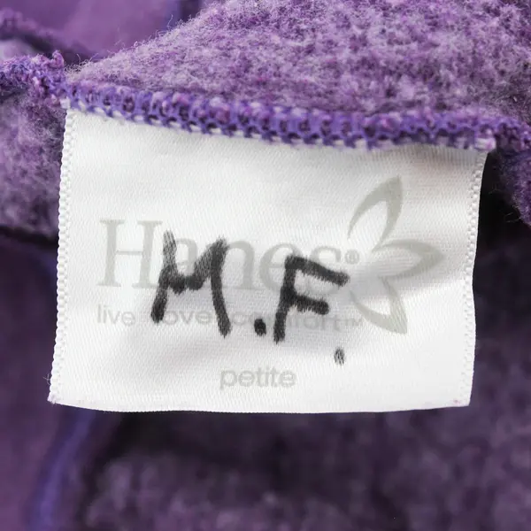 Hanes Purple Wide-Leg Sweatpants Women's Size XL