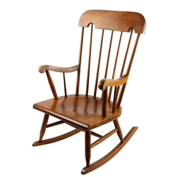 Vintage Child's Maple Chair Solid Maple Nursery Rocker- Local Pickup Only