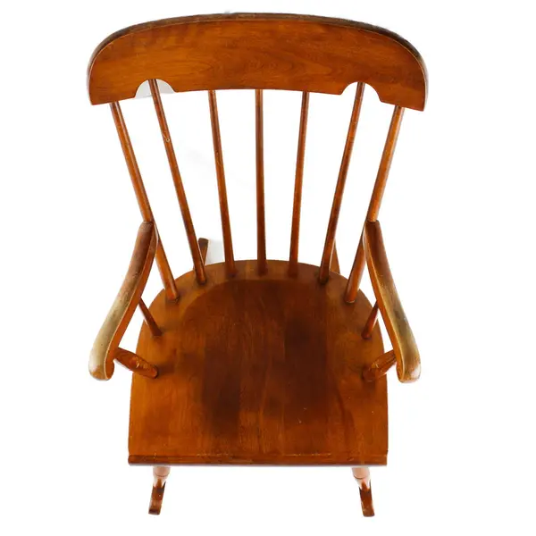 Vintage Child's Maple Chair Solid Maple Nursery Rocker- Local Pickup Only