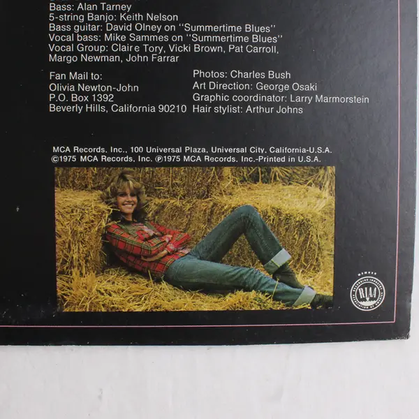 Olivia Newton John Clearly Love 12" Vinyl Record