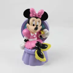 Disney Minnie Mouse Chair Plastic Coin Bank Just Toys Inc A2169 Collectible