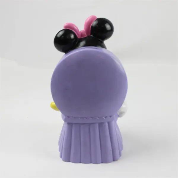 Disney Minnie Mouse Chair Plastic Coin Bank Just Toys Inc A2169 Collectible