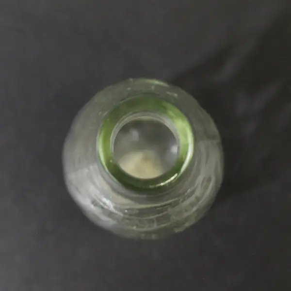 Vintage Kerr 7 Ounce Clear Swirl Glass Pepsi Bottle