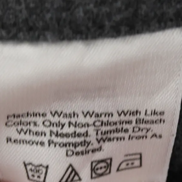 Eddie Bauer Solid Charcoal Gray Long Sleeve Button Up Shirt 100% Cotton Men' 3XL