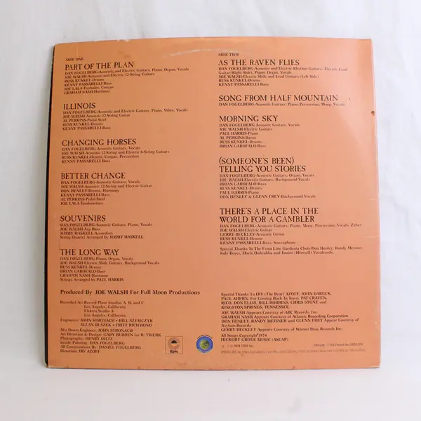 Dan Fogelberg Souvenirs 12"  Vinyl Record