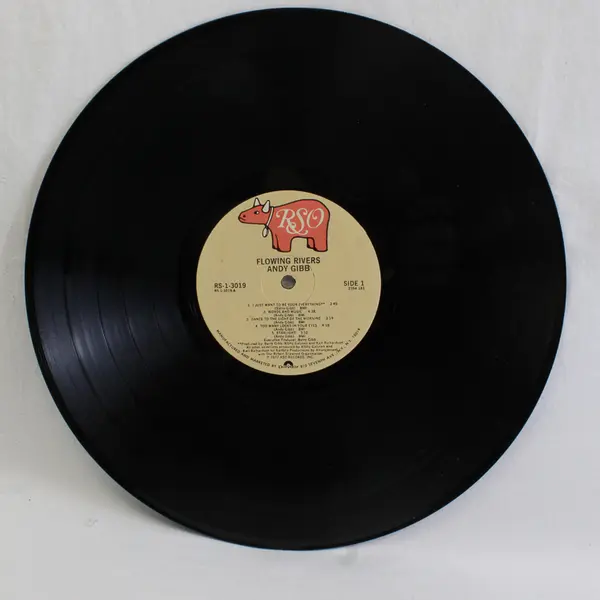 Andy Gibb Flowing Rivers 12"  Vinyl Record Album  RS-1-3019