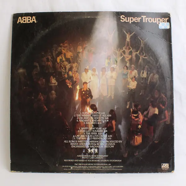 ABBA Super Trouper 12"  Vinyl Record 