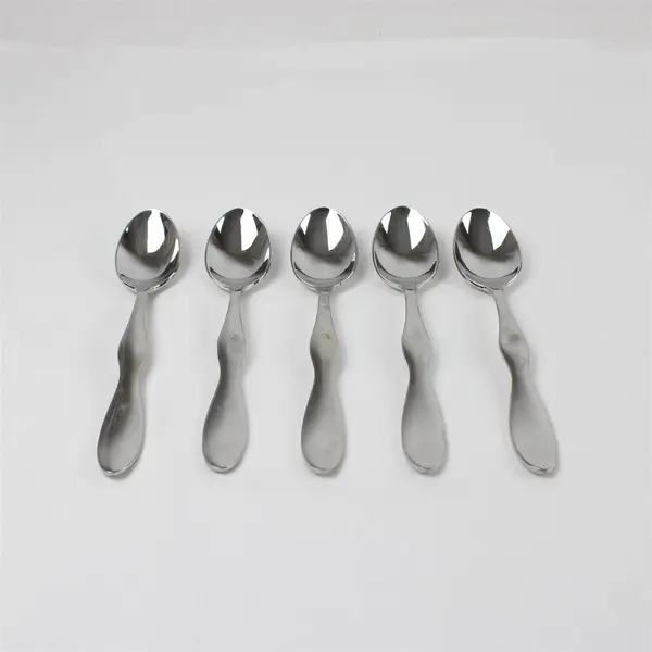 Set of 5 Cambridge Vanity Stainless Oval Soup Spoons 7.75in