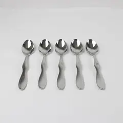 Set of 5 Cambridge Vanity Stainless Oval Soup Spoons 7.75in