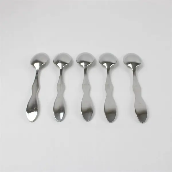 Set of 5 Cambridge Vanity Stainless Oval Soup Spoons 7.75in