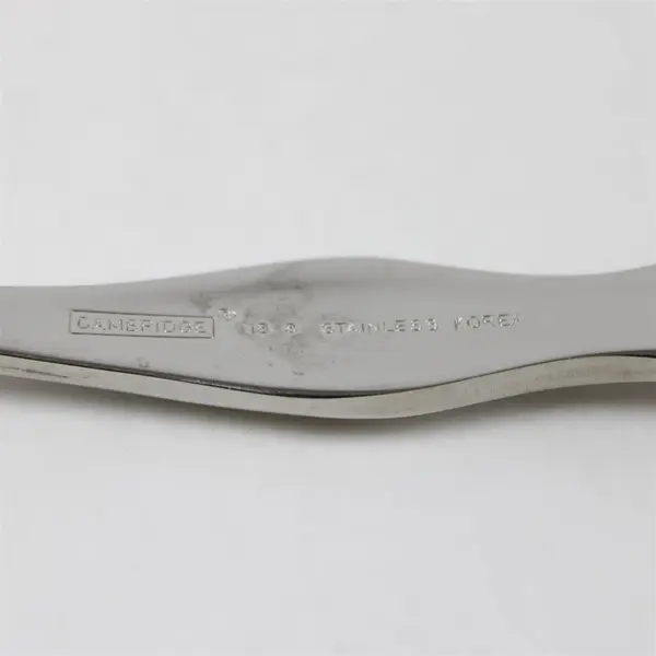 Set of 5 Cambridge Vanity Stainless Oval Soup Spoons 7.75in