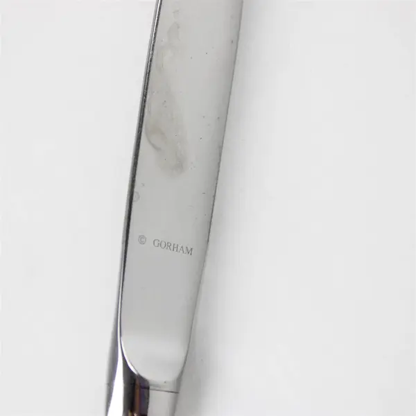 Set of 4 Gorham Column & Frosted Stainless Modern Hollow Knives