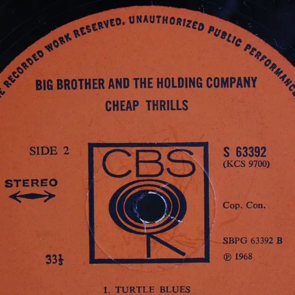 Big Brother And The Holding Company Cheap Thrills
