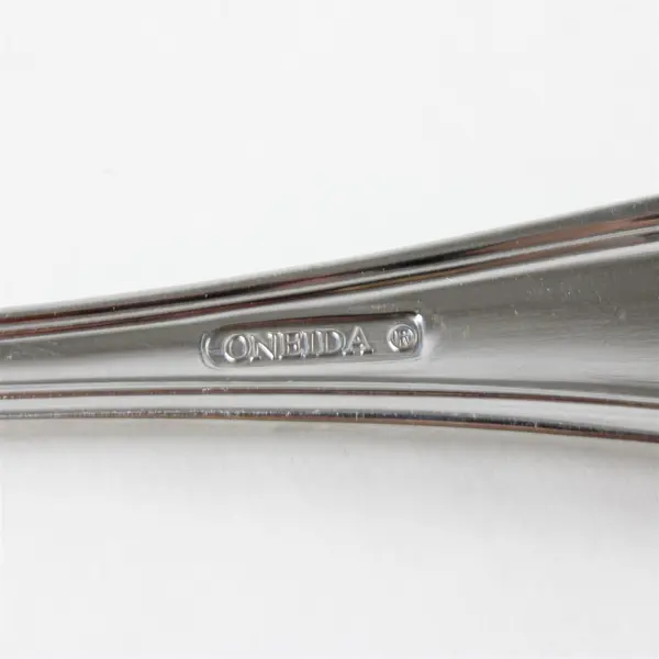 Lot of 2 Oneida Tress Stainless Pierced Tablespoon & Tablespoon